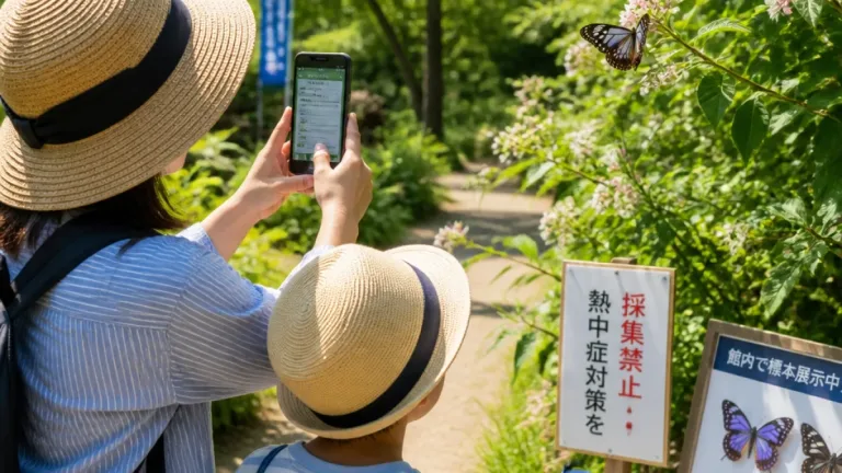 スマホで昆虫観察、県博で図鑑作り体験