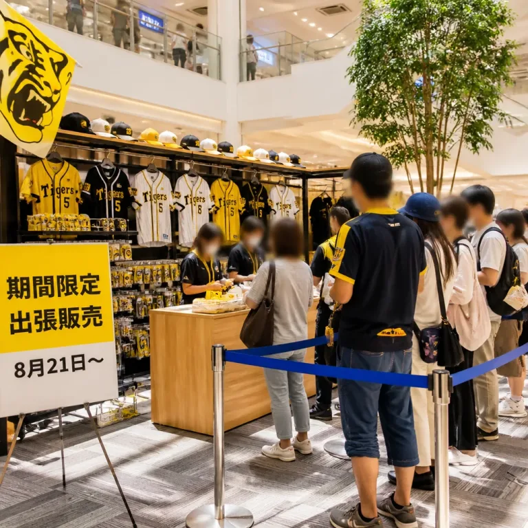 阪神タイガース公式グッズがイオンモール桑名で出張販売開始