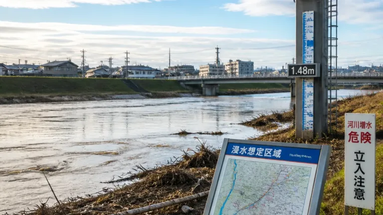 太平川の氾濫注意報解除 秋田市内の水位は低下傾向