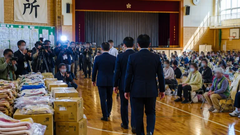 高松の視点：首相の被災地初視察、被災自治体支援と住民生活への影響
