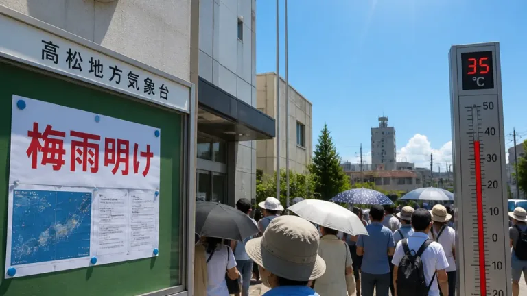 高松管内も発表 四国の梅雨明けで熱中症対策が最優先に