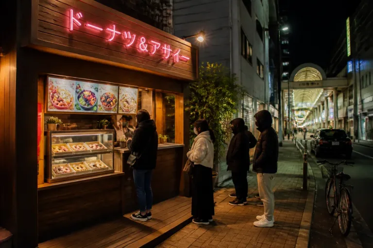 高崎で夜のみ営業のドーナツ＆アサイー店が登場 夜間需要に対応