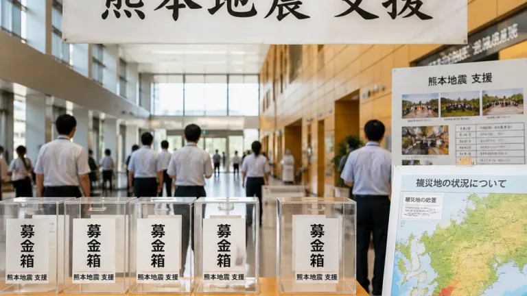 高槻市、熊本地震被災地へ職員派遣と募金箱設置を決定