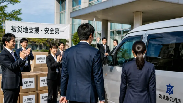 高槻市、熊本地震支援で職員２人を被災地に派遣