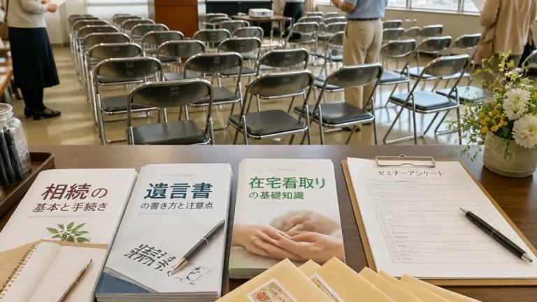 高槻で無料「終活セミナー」開催 相続・在宅看取りなど実務を解説
