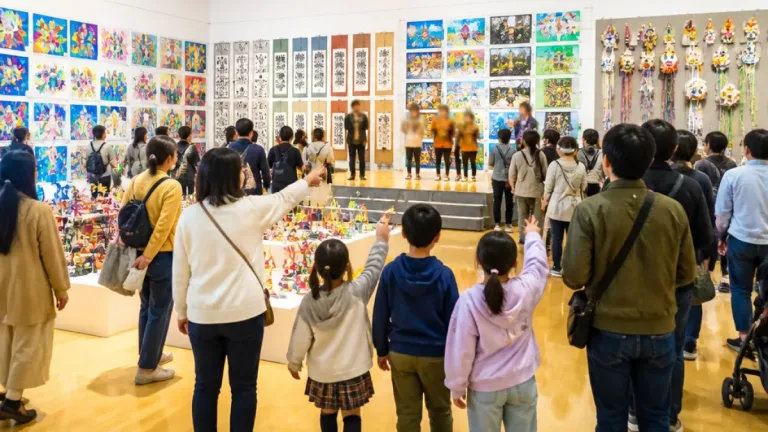 子どもの表現力を一堂に 第44回ジュニア美術展が開幕