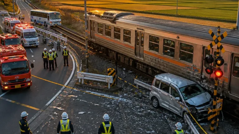 踏切で列車と衝突、73歳女性が死亡 JR高山線で運行に影響