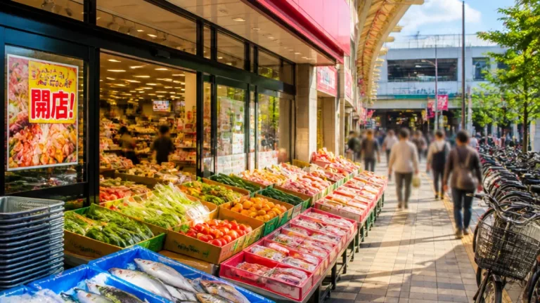 高槻駅前に生鮮特化型スーパー「たこ一」出店、地域の買物利便性に変化