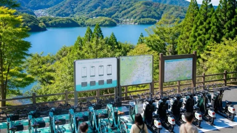 丹沢湖周辺に脱炭素モビリティを配備、観光と移動利便の向上へ