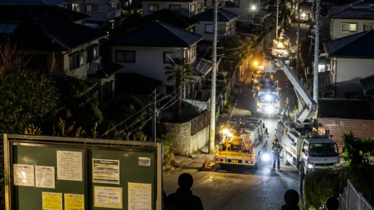 館山市で約230軒が停電 一時復旧見込みを発表