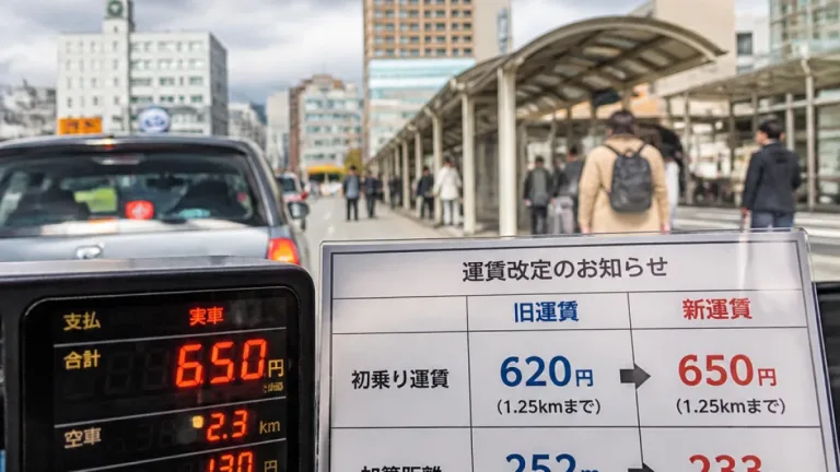 福井県内のタクシー運賃、9月に引き上げ