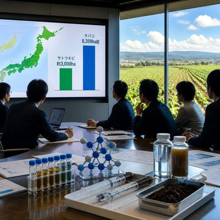 ナノ技術を用いたタバコ・サトウキビ試験導入の狙いと課題