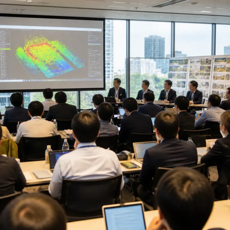 点群処理と現場運用を結ぶ会合、アイサン技術が福岡で利用者会を開催