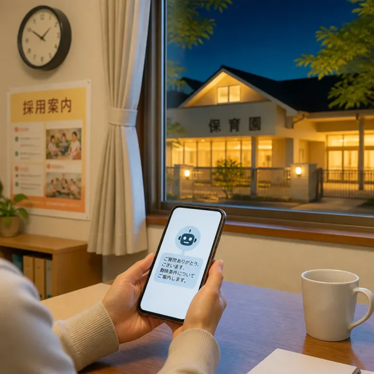 保育現場の採用にAI導入 24時間対応で潜在保育士の壁に挑む