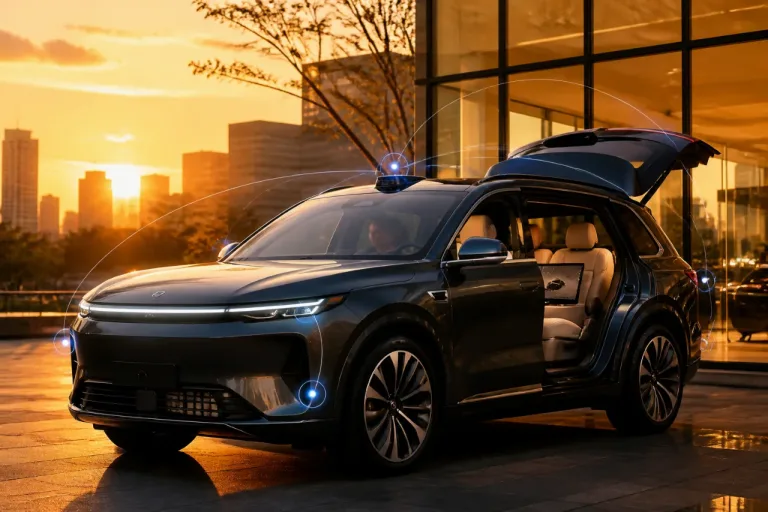 ボルボ、7人乗りフラッグシップEV「EX90」を日本発売 安全とソフトウェアを中核に