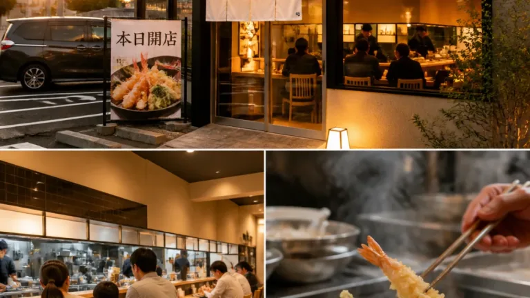 松戸・六実に都度揚げの「天ぷら定食まきの」新店開業