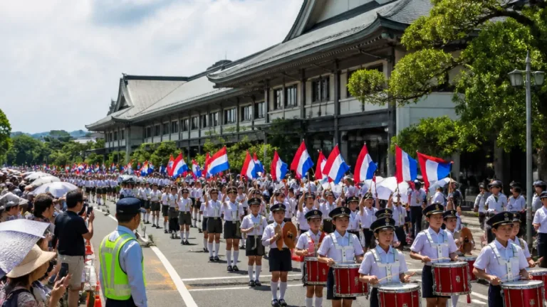 天理で子ども鼓笛パレード、夏恒例行事が開幕