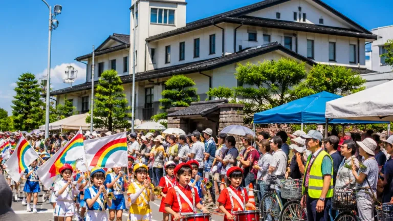 奈良・天理で夏恒例「こどもおぢばがえり」鼓笛パレードが地域を盛り上げる