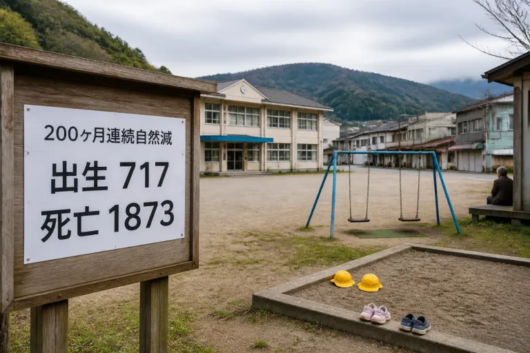 栃木県、200カ月連続の自然減続く
