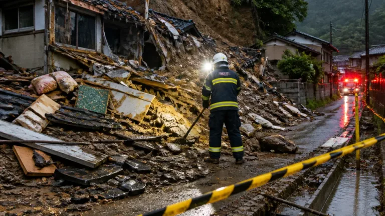 栃木南部で記録的豪雨、足利で甚大被害