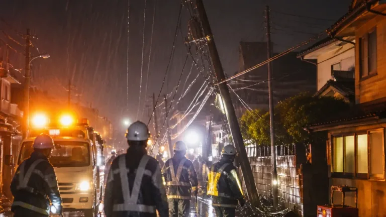 大雨の影響で千葉・栃木合わせ約4万軒が停電 午後11時半時点で調査継続