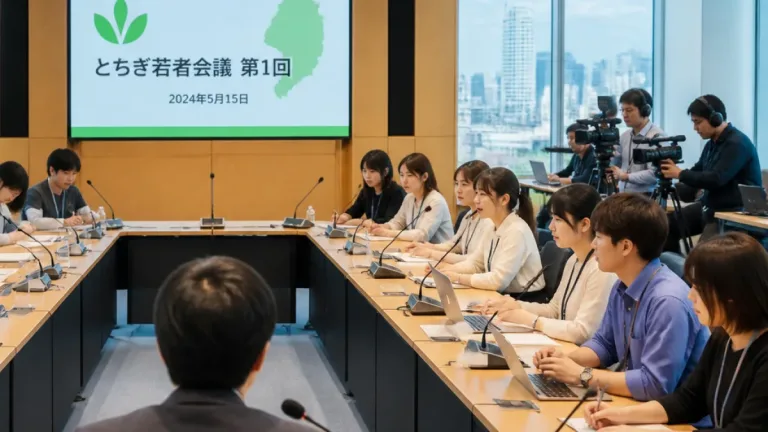 県が若者会議 初回開催、知事と議論