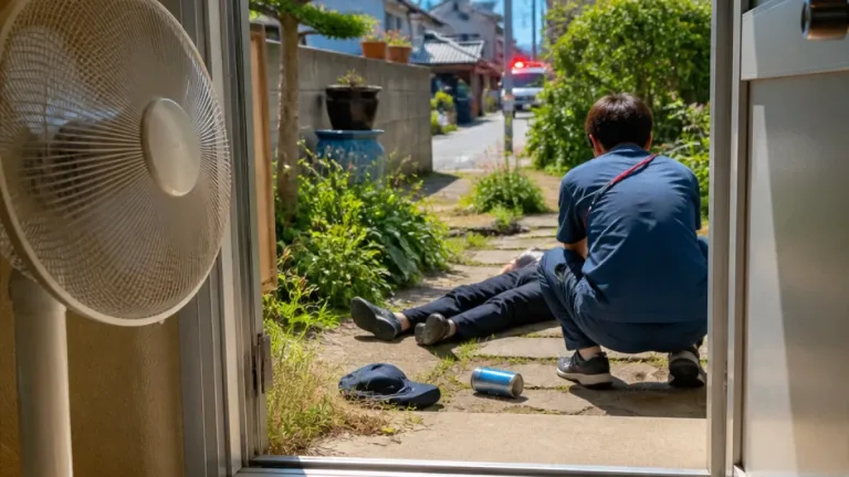 自宅裏で倒れた60代男性が死亡 徳島で熱中症疑いの通報
