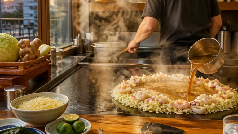 徳島市に県内初のもんじゃ専門店 東京下町の味が上陸