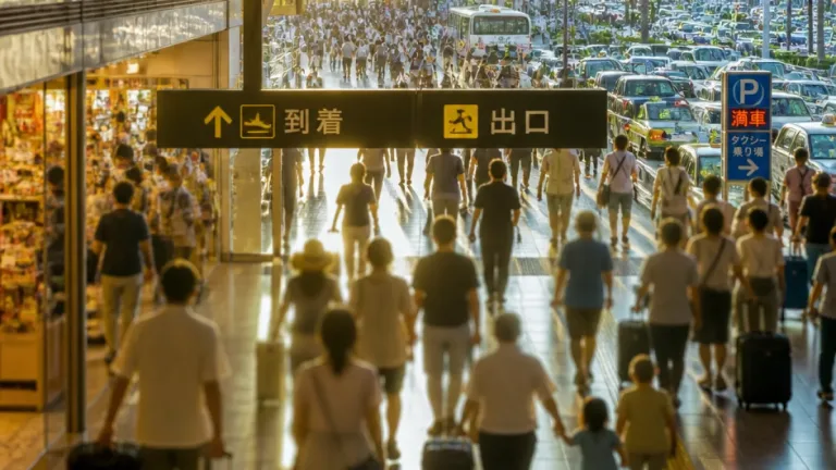 徳島でお盆帰省ラッシュ始まる 空港・駅に家族連れや若者でにぎわう