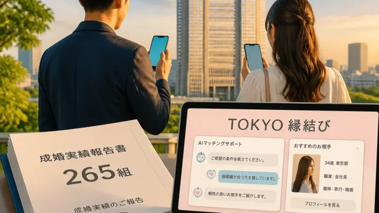 都のAI婚活サービス、開始9カ月で成婚265組を報告