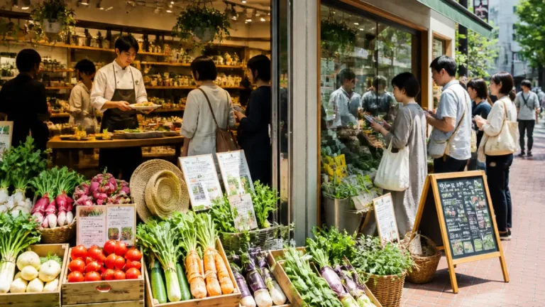 麻布十番にエコ農産物専門店開店