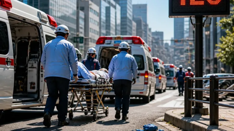東京都で午後3時時点の熱中症搬送が最多の128人に