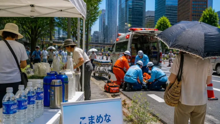 都内で熱中症疑い48人 消防が水分補給を強く呼びかけ