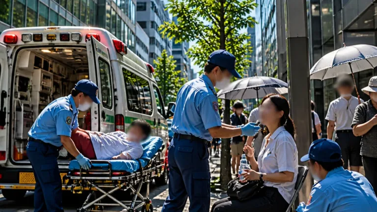 猛暑で都内の熱中症搬送が相次ぐ 日中の対策を呼び掛け