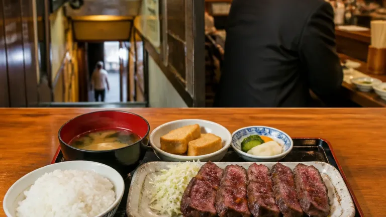 東京・神田で味わう希少な鯨上ステーキ──名店のランチ実感