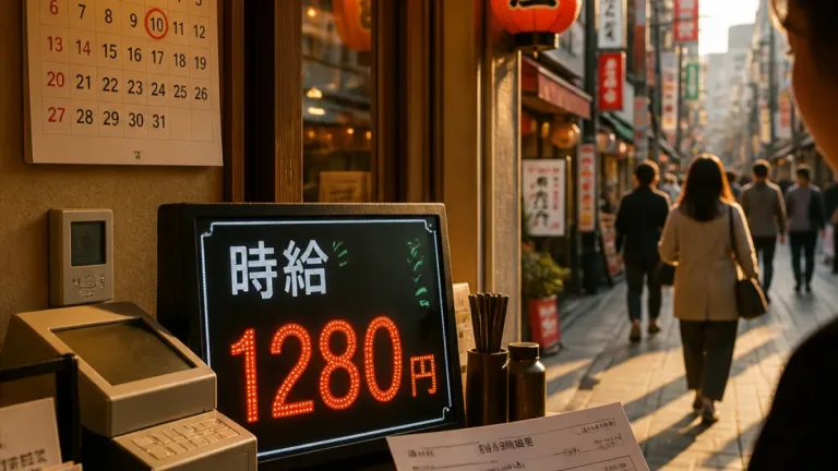 東京都の最低賃金、10月に時給1280円へ引き上げ