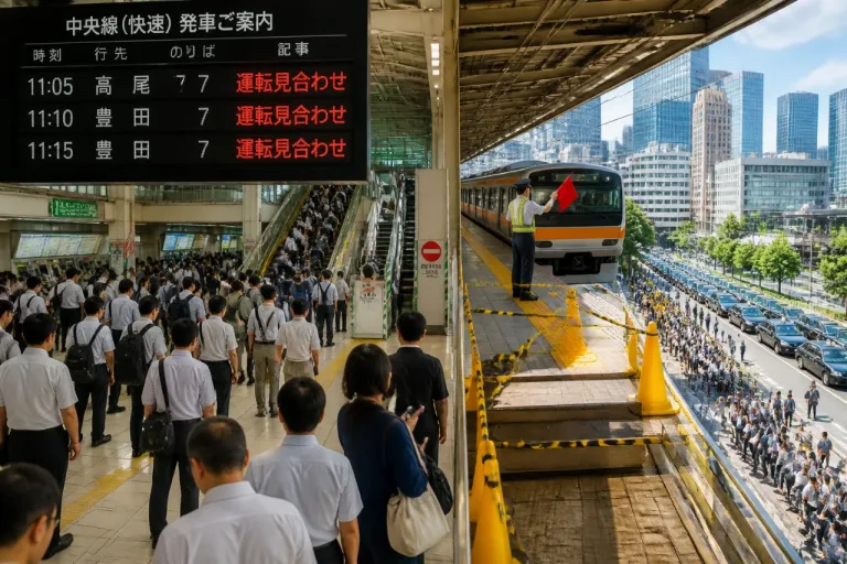 東京駅で発生の人身事故、中央線が一時運転見合わせ