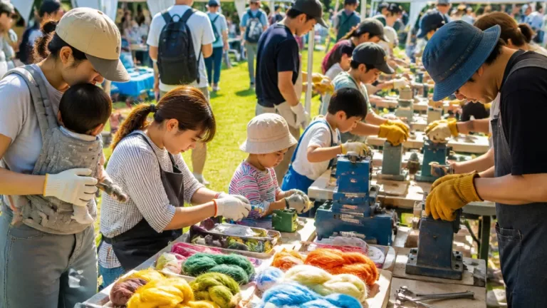 苫小牧で市民参加型『アートフェス』開幕、家族連れで賑わう