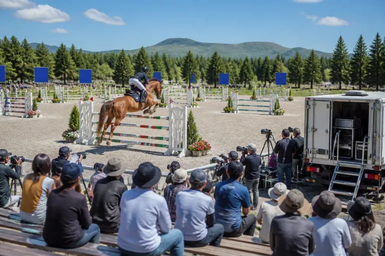 苫小牧で国内最高峰の馬術大会 初開催、名馬とトップ選手が集結