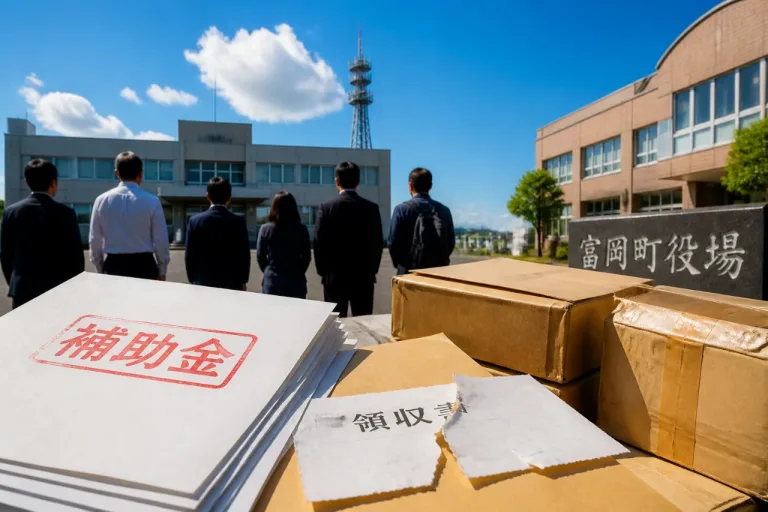富岡町の補助金返還命令、NPOに525万円超の支払い義務