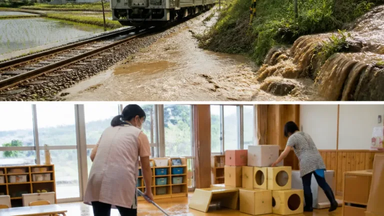 大雨で鉄道運休と保育園床上浸水 住民生活に直接響く被害
