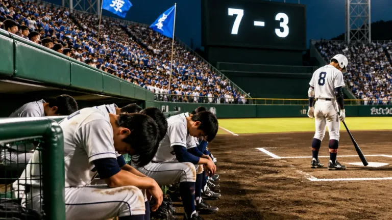 鳥取城北、甲子園初戦で敗退 宮野は無安打に終わる