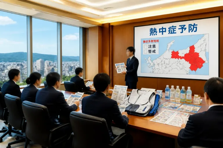 県と大塚製薬が熱中症対策で連携 普及啓発の取り組み報告