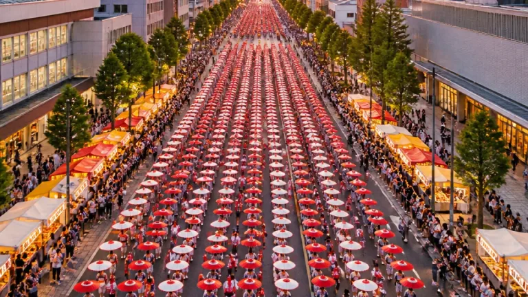 3400人が舞った鳥取しゃんしゃん祭、21万人が見物