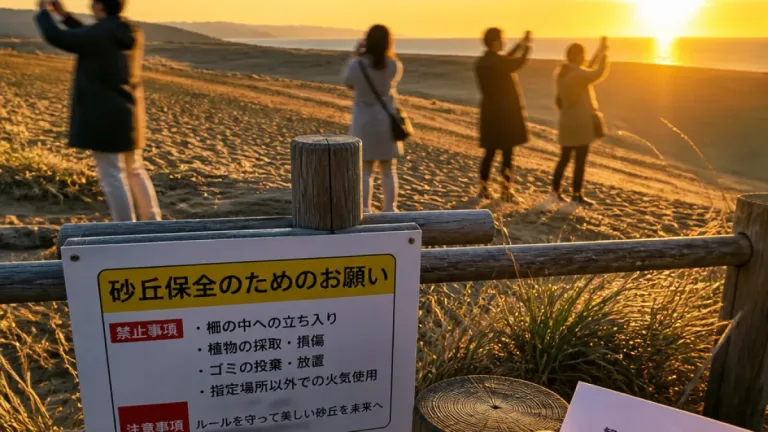 鳥取県観光課の「VIVANTごっこ」投稿が波紋、観光施策と現地保全のはざまで