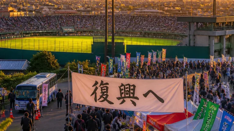 富山市民球場で三十年ぶりの球宴 復興への願いを込めて