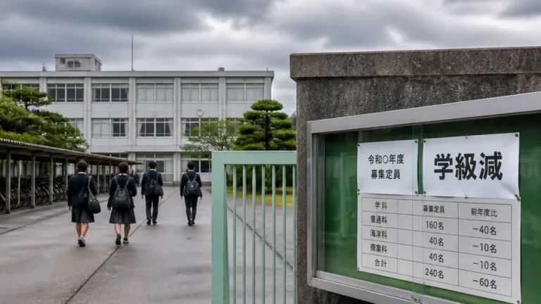 県立高の募集定員が過去最少に 来年度は５校で学級減