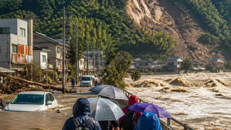 富山県を含む北陸で大雨、浸水や土砂災害に警戒を
