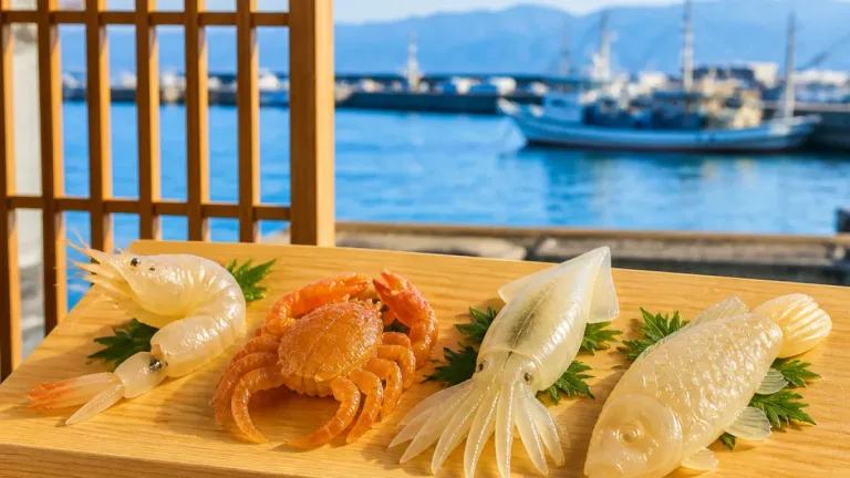 富山湾の魚介を模した細工昆布、富山の寿司文化を後押し