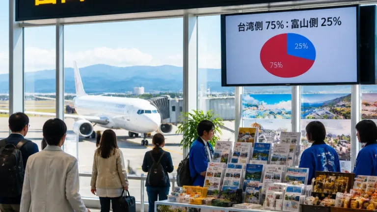 直行便再開で焦点は輸出入的な『人の流れ』 富山県が台湾行き促進を補正で検討